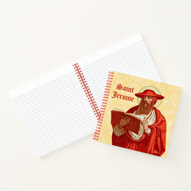 St. Jerome como cardenal con libro (P 004) (Interior)