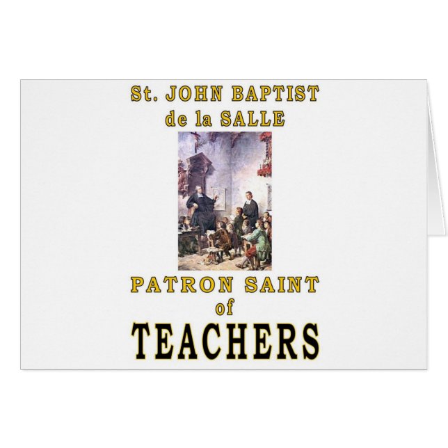 ST. JOHN BAPTIST de la SALLE (Anverso (Horizontal))