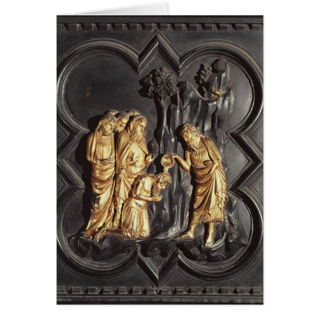 St. John el Bautista que bautiza en el río (Frente)