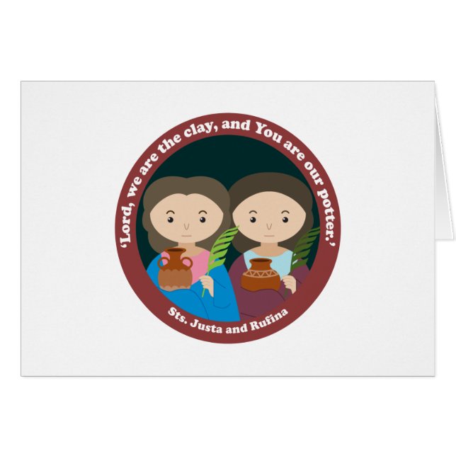 St. Justa y St. Rufina (Anverso (Horizontal))