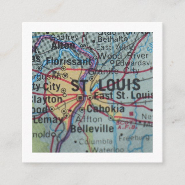 St Louis hemos movido una nueva tarjeta de direcci (Anverso)