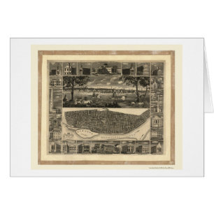 St. Louis, mapa panorámico del MES - 1848