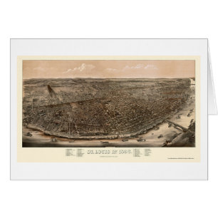 St. Louis, mapa panorámico del MES - 1896