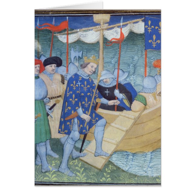 St. Louis que se embarca para las cruzadas (Frente)