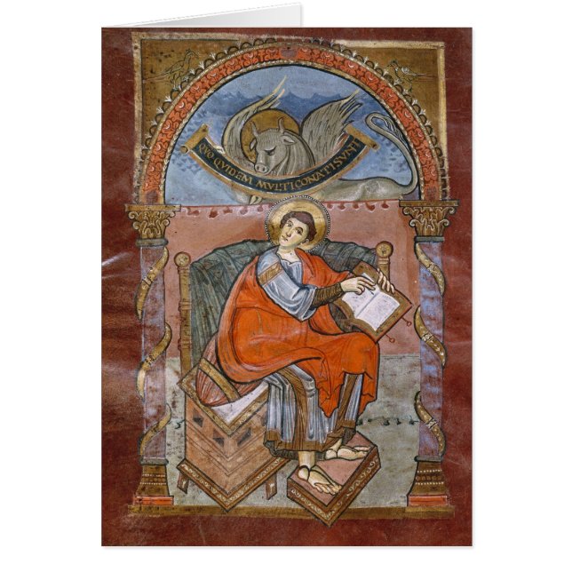 St Luke, del evangelio de St. Riquier (Frente)