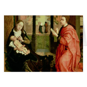 St Luke que dibuja un retrato de la Virgen