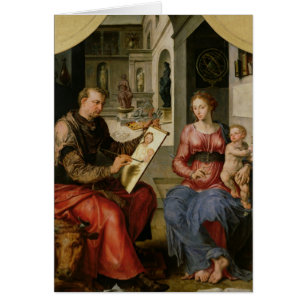 St Luke que pinta a la Virgen, c.1545