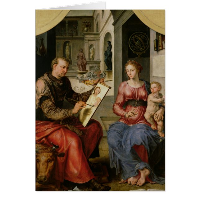 St Luke que pinta a la Virgen, c.1545 (Frente)