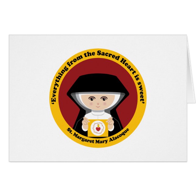St. Margaret Mary Alacoque (Anverso (Horizontal))