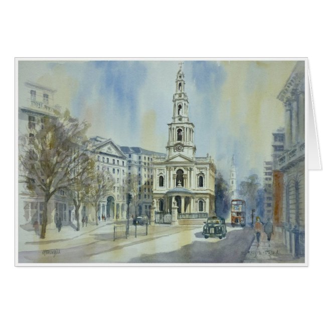 St Mary le Strand Londres (Anverso (Horizontal))