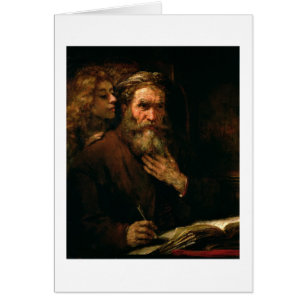 St Matthew y el ángel, 1655-60 (aceite en lona)