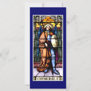 St. Michael La Ventana De Vidrio Manchado De Arcán