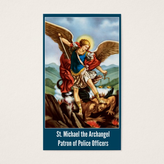 St. Michael, oficial de policía de la Oración de A (Frente)