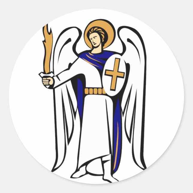 St. Michael Pegatina (Anverso)
