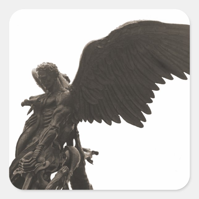 St. Michael Pegatina (Anverso)