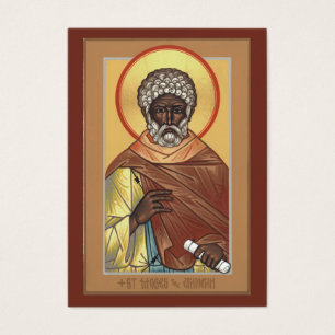 St. Moses la mini tarjeta etíope del rezo