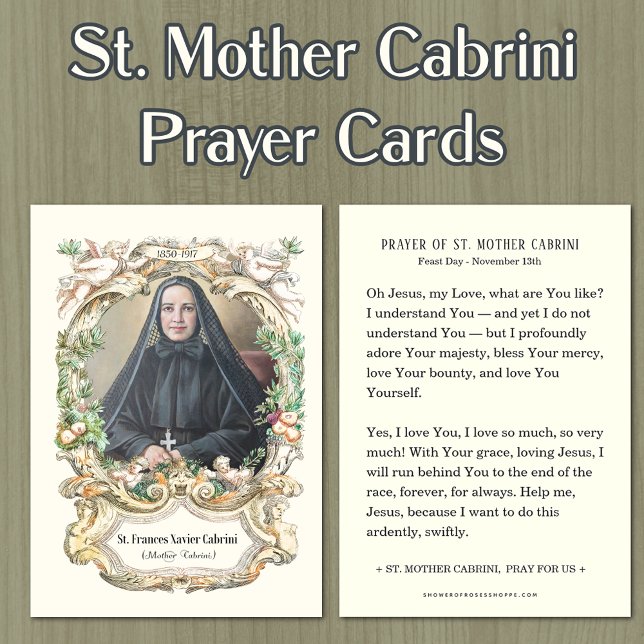 St. Mother Cabrini Prayer Religious Nun (Subido por el creador)