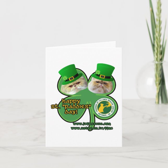 st. paddies day - tarjetas de notas (Anverso)