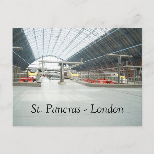 St Pancras - Londres - postal (Anverso)