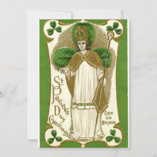 St. Patrick Bishop Shamrock Prayer Irish