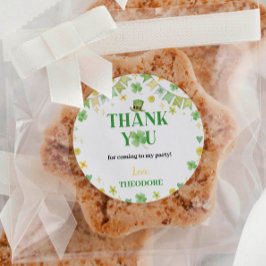 St. Patrick Lucky One Birthday Pegatina Labels