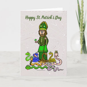 St. Patrick Y La Tarjeta De Personalizar De Las Se
