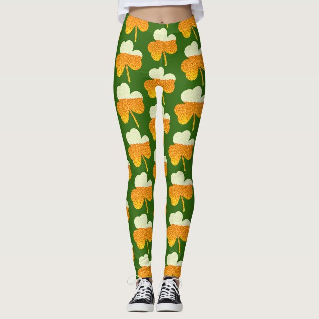 st patricks cervecería biberón leggings (Anverso)