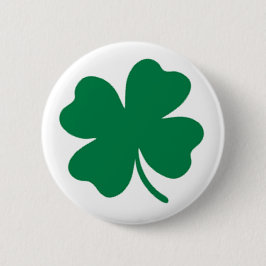 St. Patrick's Day Essential: botón verde del shamr
