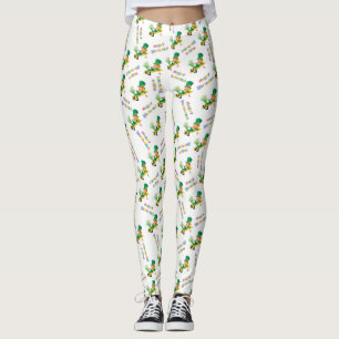 St. Patrick's Day Happy Birthday Leggings
