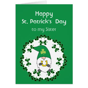 St. Patrick's Day Leprechaun Luck Personalizado o