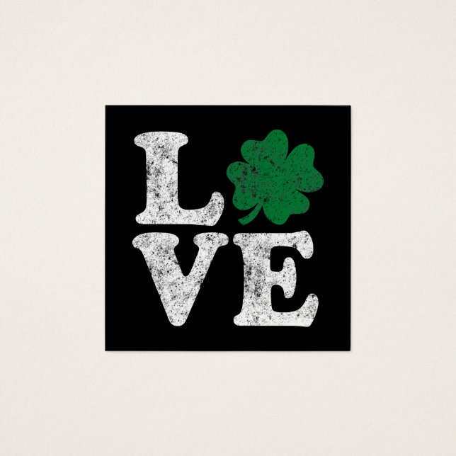 St Patrick's Day LOVE Shamrock Irish (Anverso)