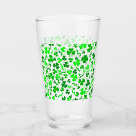 St Patrick's Day Lucky Shamrocks Confetti Pattern