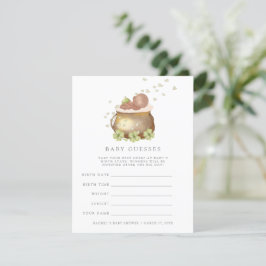 st patrics baby ducha adivinando la invitación al