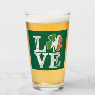 St Patrics Day Love Lucky Irish Shamrock Green