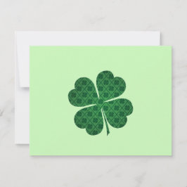 st patricys afortunado cuatro trébol verde hoja Ta