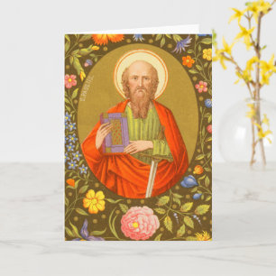 St Paul el Apóstol (PM 06) Tarjeta de felicitación