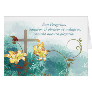 St. Peregrine, Cáncer de Curación de Oración Españ