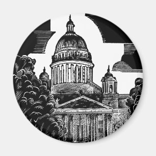 ST PETERSBURG - Imán de la Catedral de St Isaac