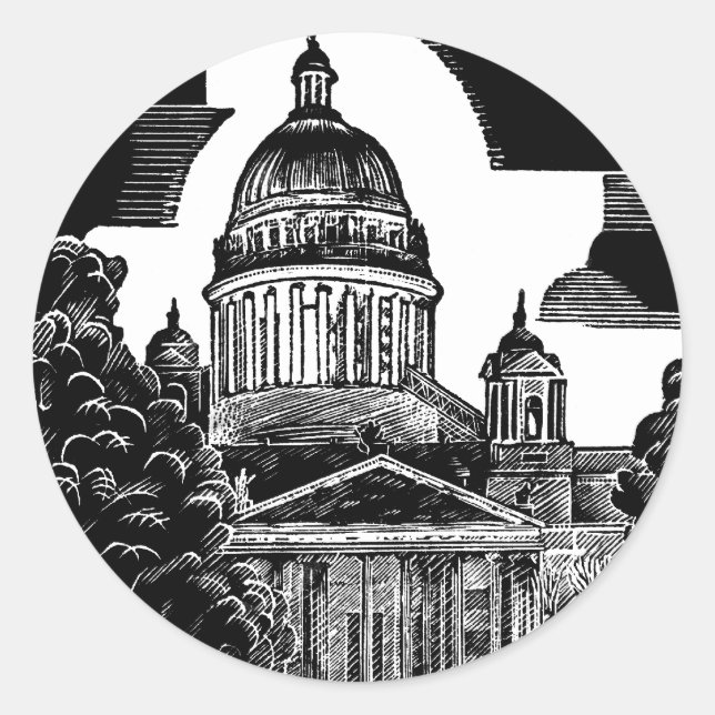 ST PETERSBURG - Pegatina Catedral de St Isaac (Anverso)