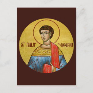 St. Philip, la tarjeta de oración de Deacon