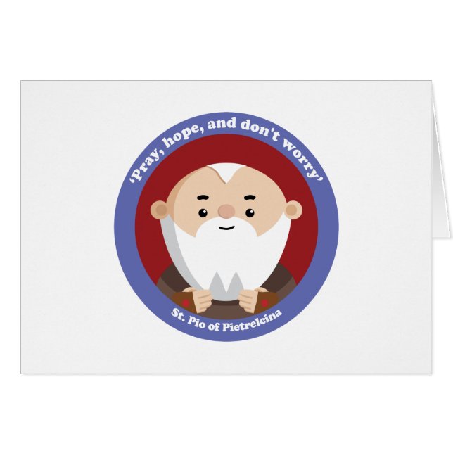 St Pio de Pietrelcina (Anverso (Horizontal))