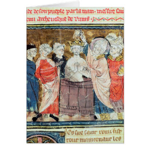St. Remigius, obispo del bautismo de Reims