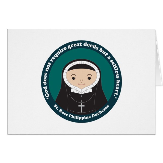 St. Rosa Philippine Duchesne (Anverso (Horizontal))