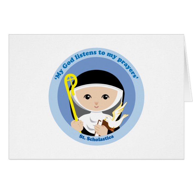 St. Scholastica (Anverso (Horizontal))