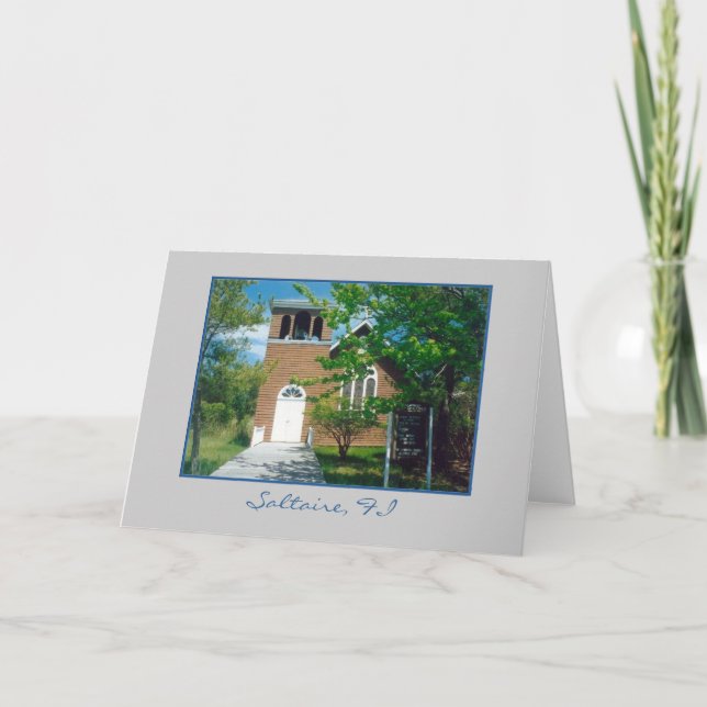'St. Tarjeta en blanco Saltaire de Andrew, junto a (Anverso)