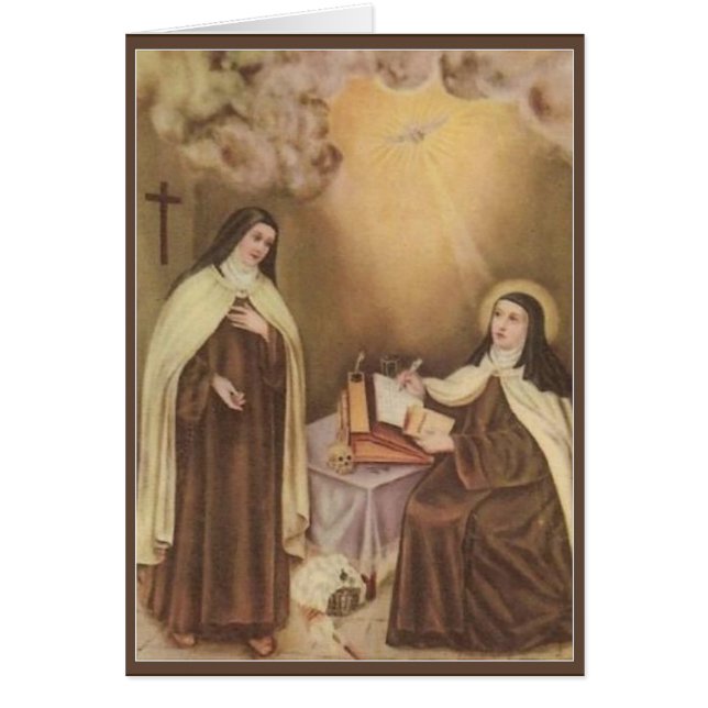 St. Teresa del niño Jesús poca flor (Frente)