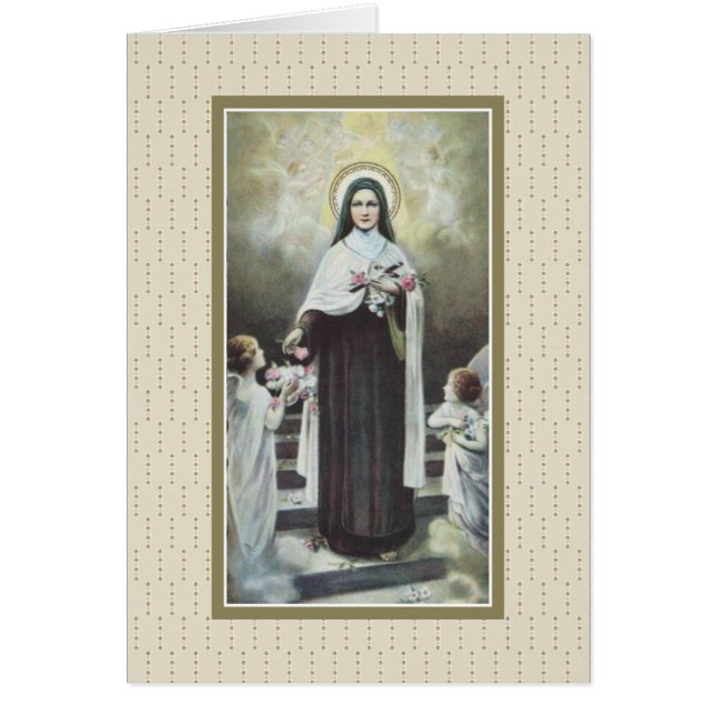 St. Teresa del niño Jesús poca flor (Frente)