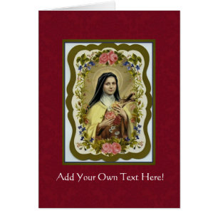 St. Teresa el pequeño crucifijo de los rosas de la