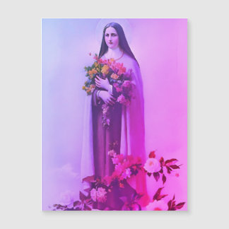 St Therese de Lisieux tarjeta magnética sagrada