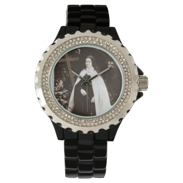 St Therese, el pequeño reloj femenino de flores (Anverso)